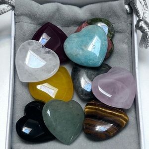 Heart-Shaped Gemstone Collection